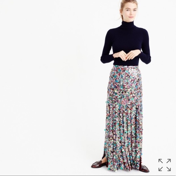 J Crew Collection sequin Skirt - Picture 2 of 3